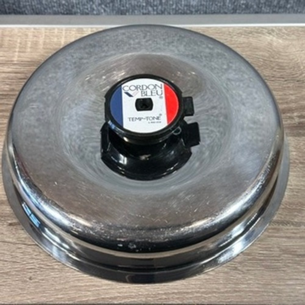Cordon Bleu Temp-Tone Stainless Steel Replacement Lid 10" Silver Pot Cover
